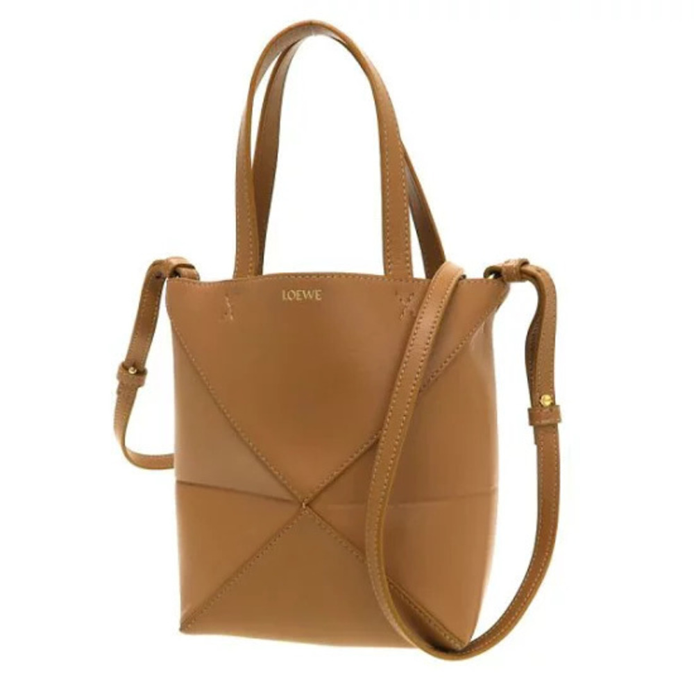 Loewe Puzzlefold Tote Shiny Calf